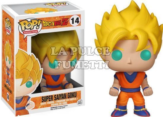 DRAGON BALL Z: SUPER SAIYAN GOKU  -- VINYL FIGURE #   14 - POP FUNKO 